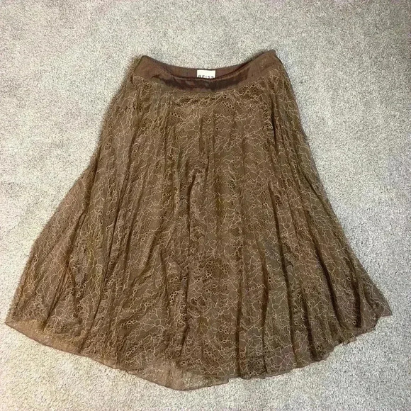 REISS Lace Midi Skirt - Picture 1 of 9